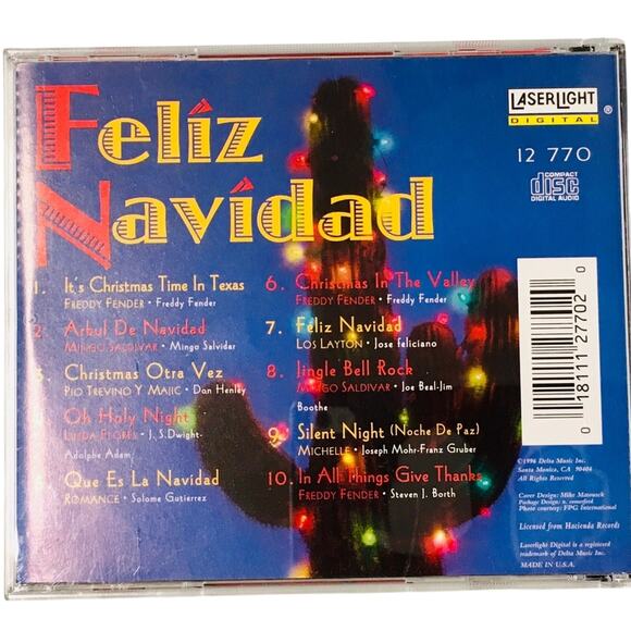 Feliz Navidad (1996 Laserlight) Audio CD - Picture 4 of 4